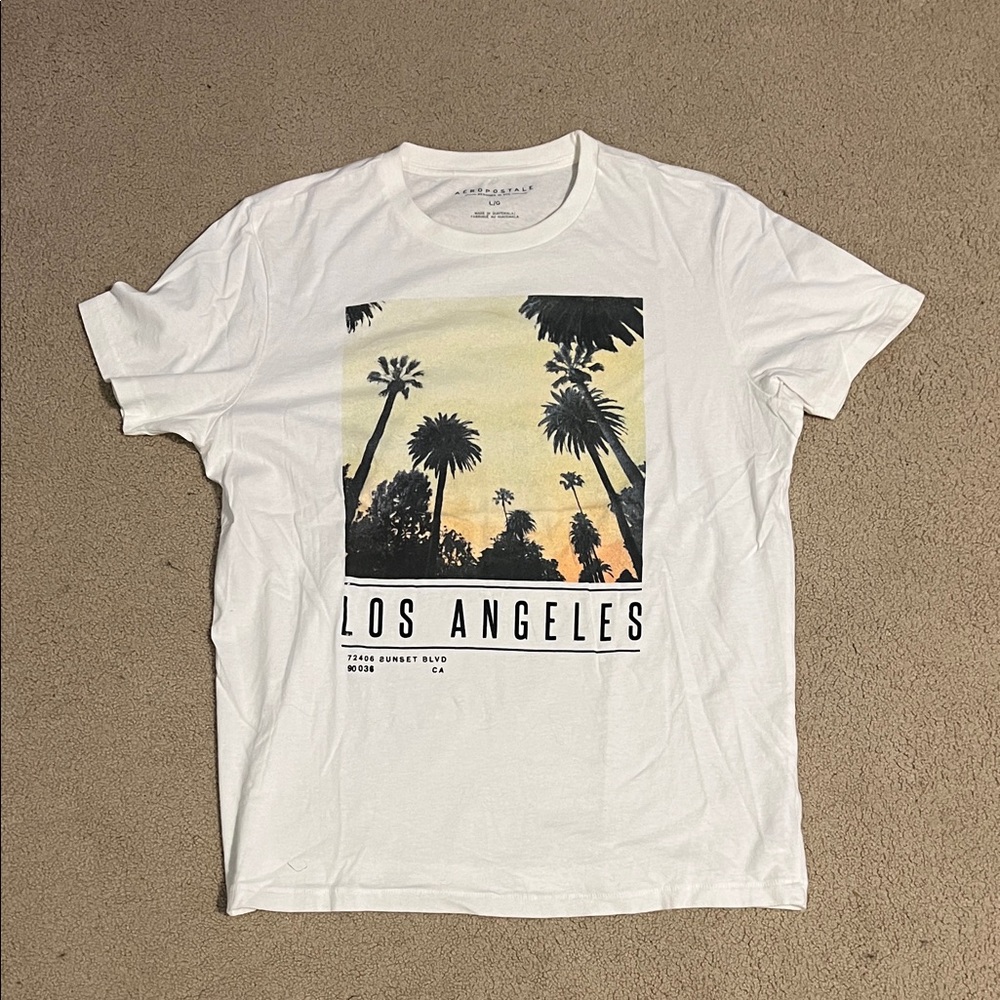 Los Angeles Graphic White T-Shirt